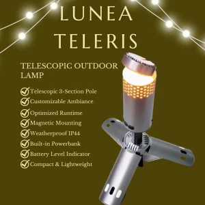 telescopic outdoor lamp