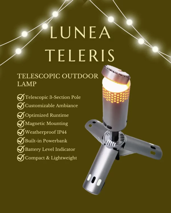 telescopic outdoor lamp